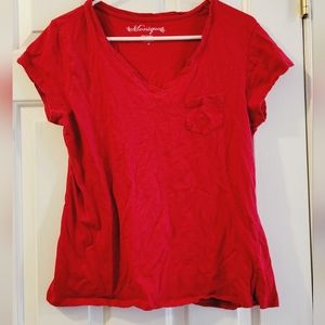Monique Cotton XL Basic red tee